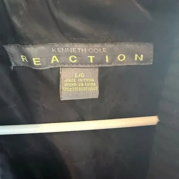 🧥 Kenneth Cole Reaction Men’s Wool-Blend Peacoat – Size Large